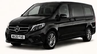 Black minibus for business and appointment travel